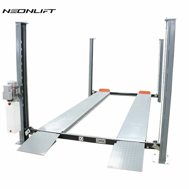 Plaub Qhov Chaw Nres Tsheb Lift Platform